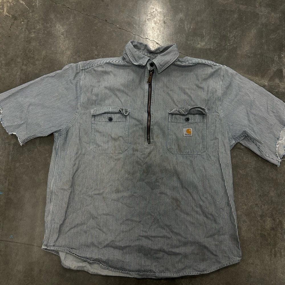 Carhartt zip up shirt
